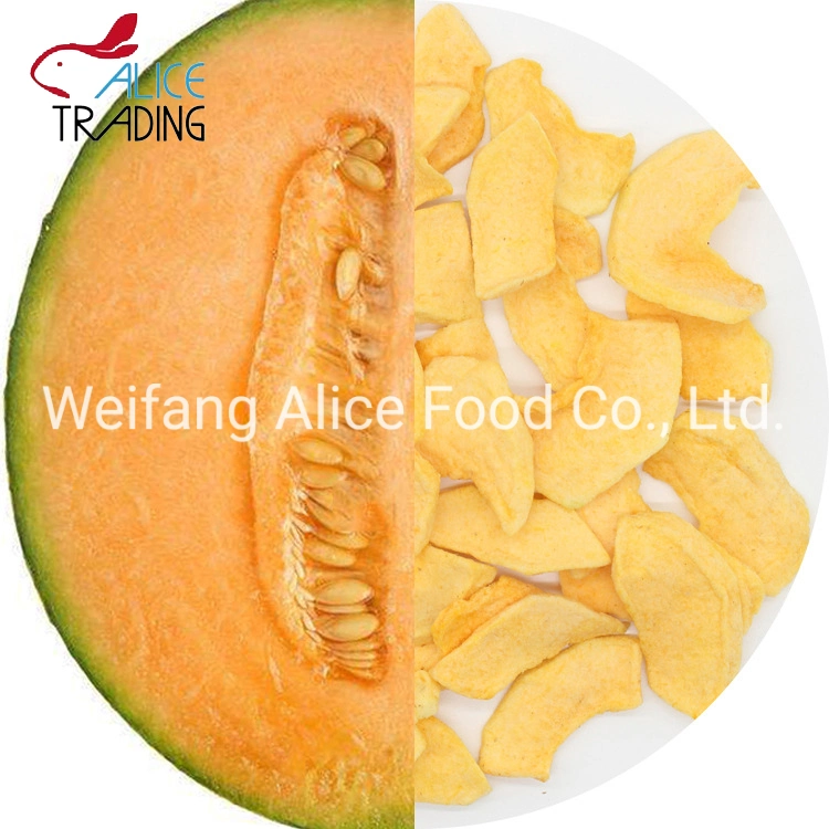 Chinese Vacuum Fried Cantaloupe VF Fruit Chips